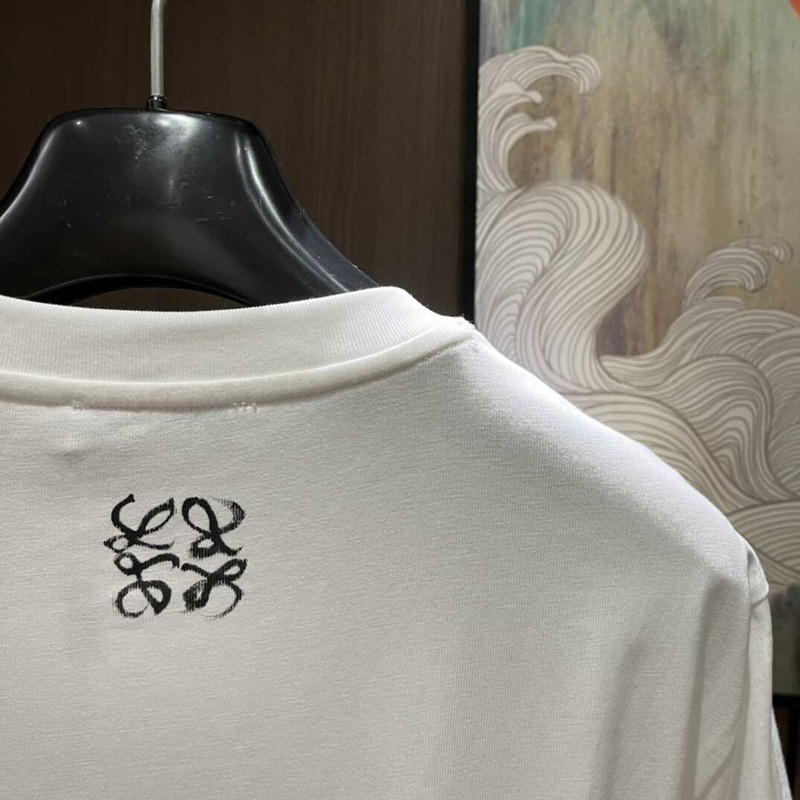 Loewe Anagram Drawing T-shirt White