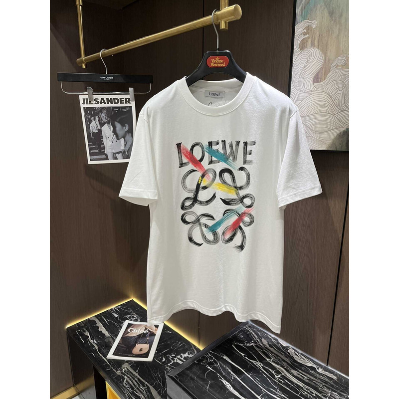 Loewe Anagram Drawing T-shirt White