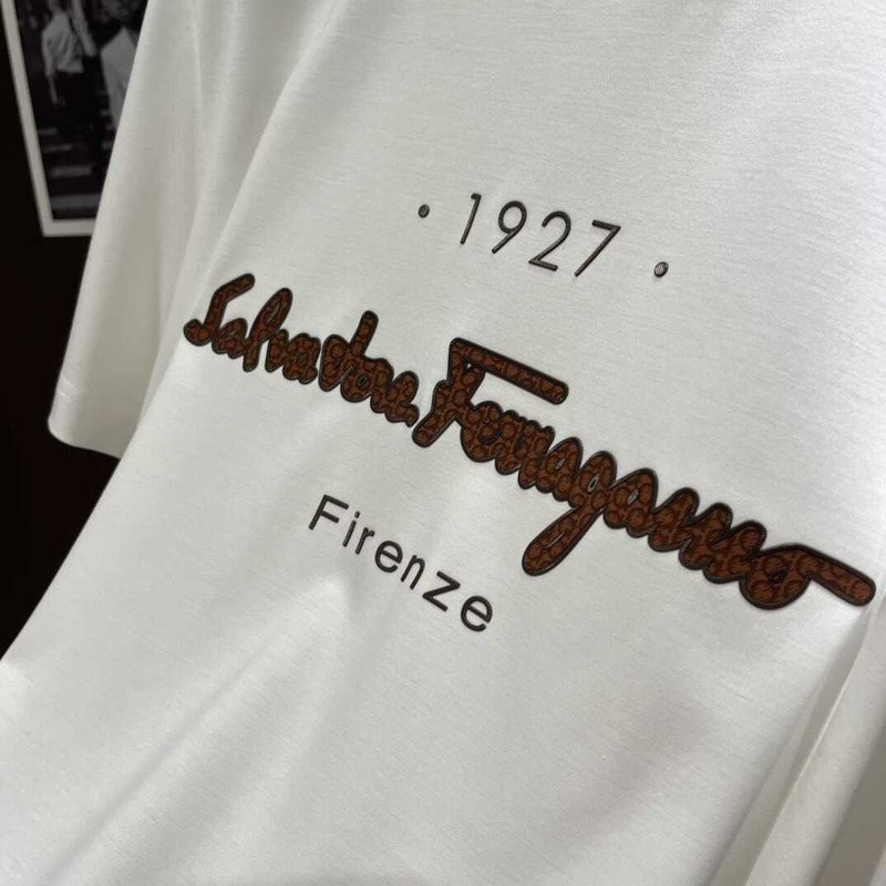 Ferragamo 1927 Logo T-shirt White