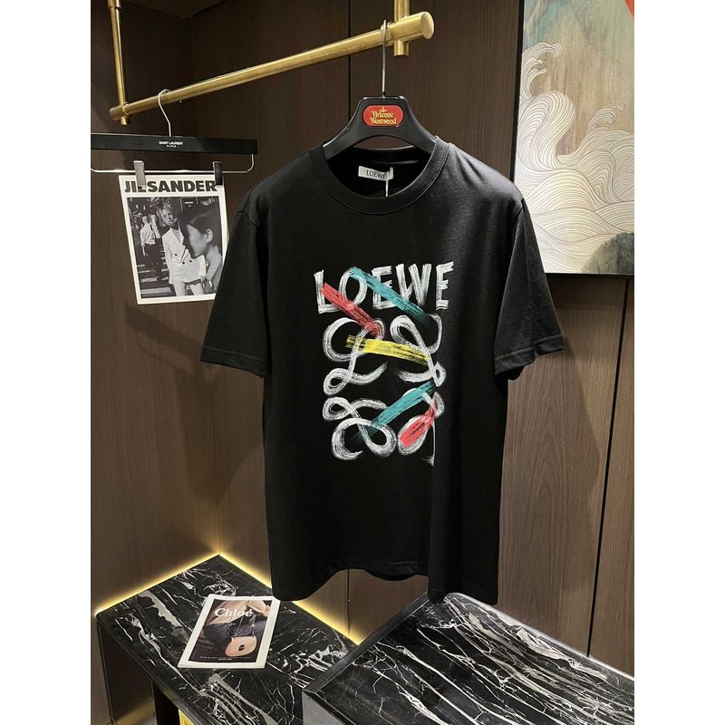 Loewe Anagram Drawing T-shirt Black