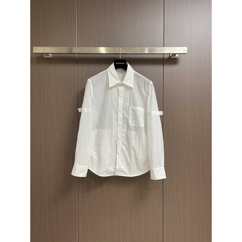 Thom Browne Long Sleeves Shirt White