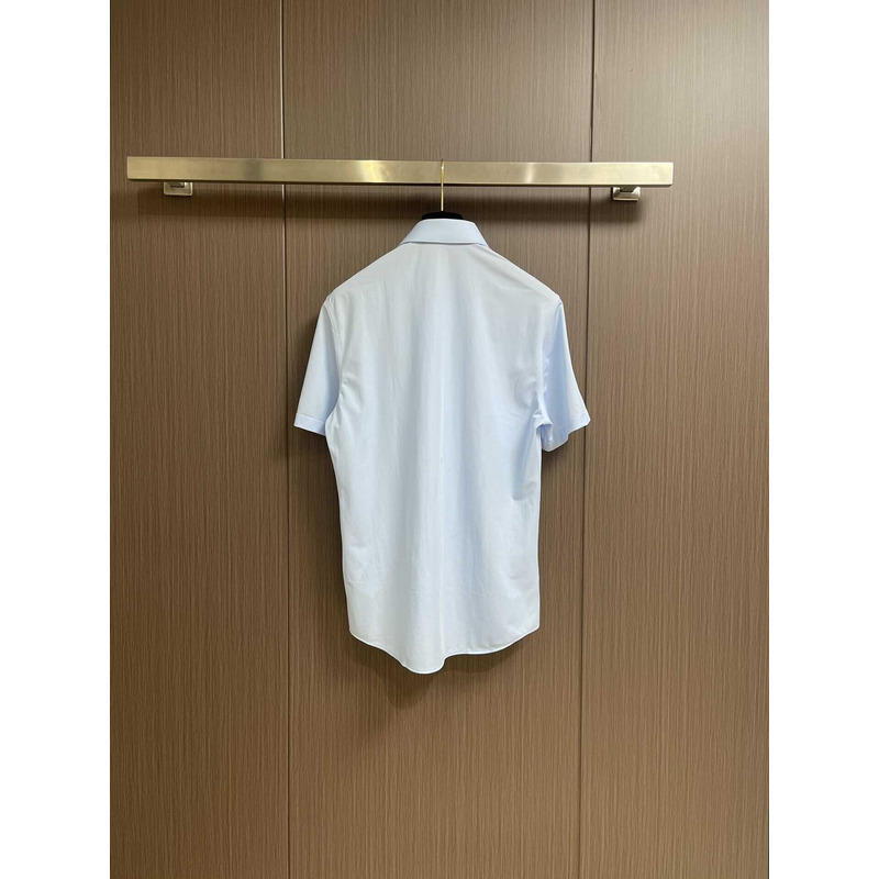 Pra*a logo polo shirt white