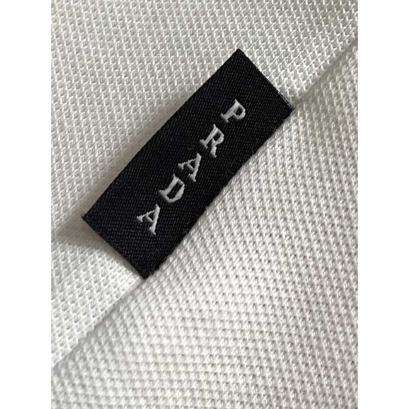 Pra*a cotton polo shirt white