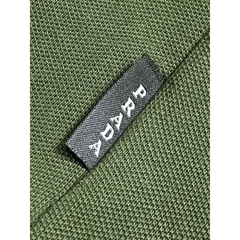 Pra*a embroidered polo shirt green