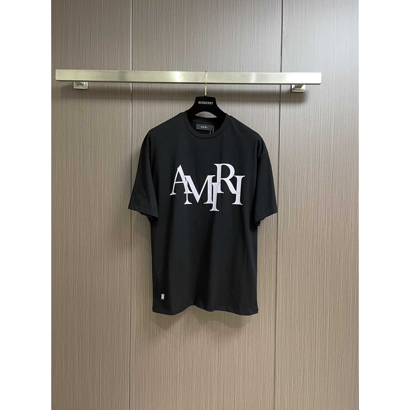 Amiri Staggered T-Shirt Black