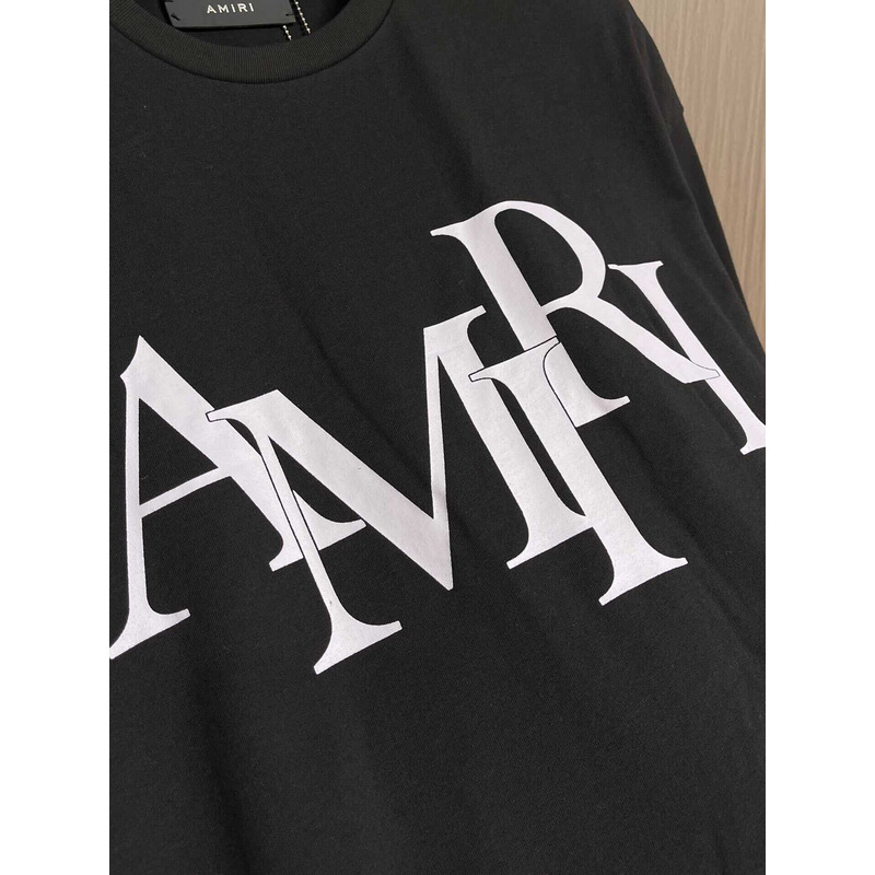 Amiri Staggered T-Shirt Black