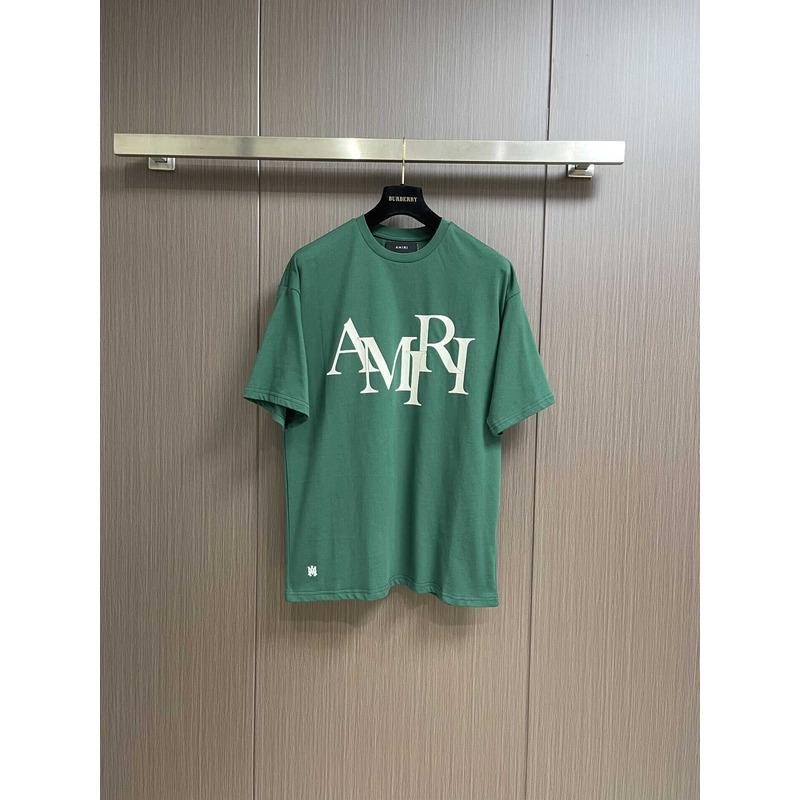 Amiri Staggered T-Shirt Green