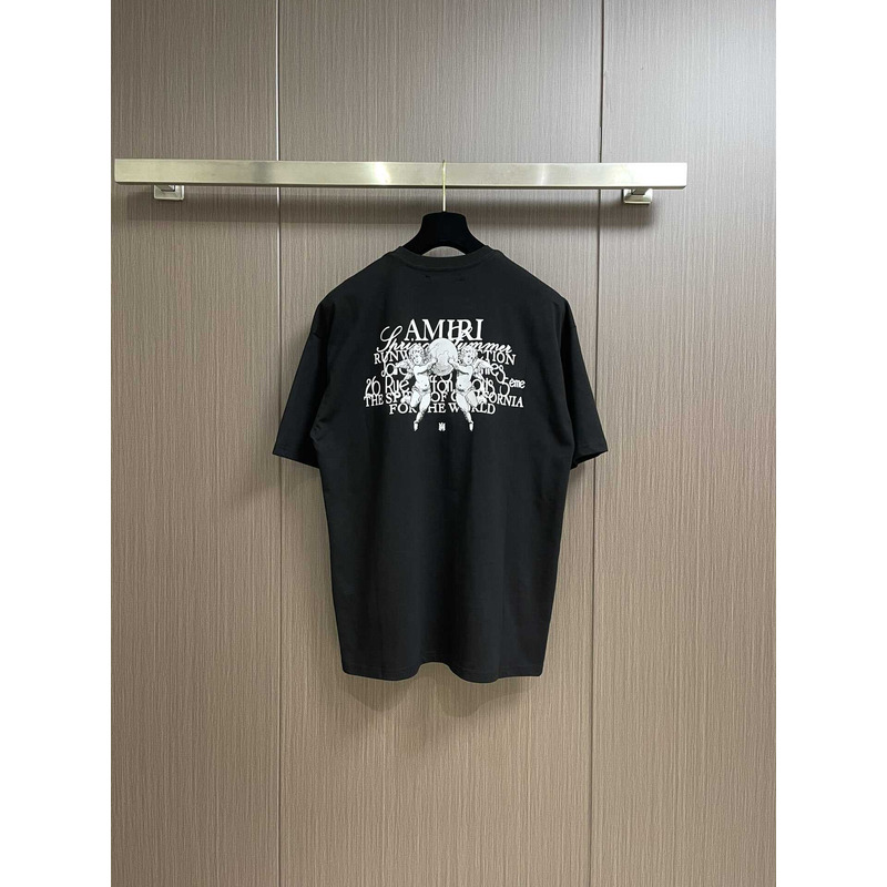 Amiri Cotton T-Shirt Black