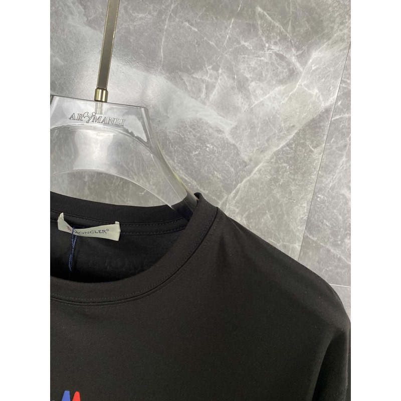 Moncler T-shirt Cotton Black