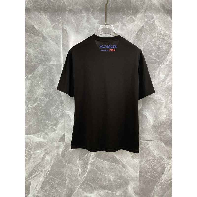 Moncler T-shirt Cotton Black