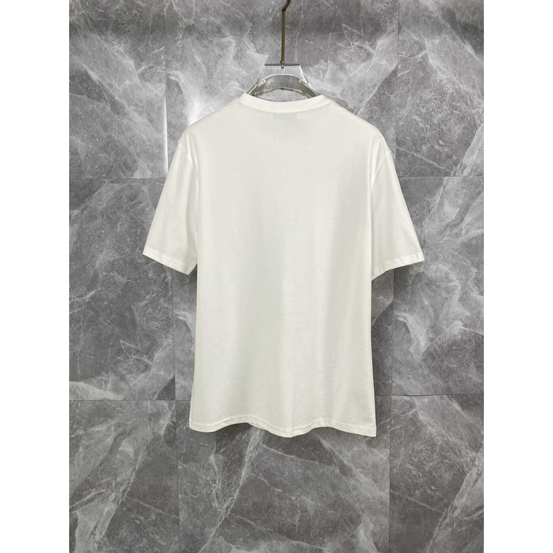 Givenchy Archetype T-shirt In Beige/White Cotton