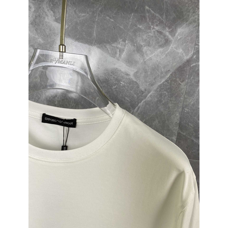 Armani Cotton T-Shirt White