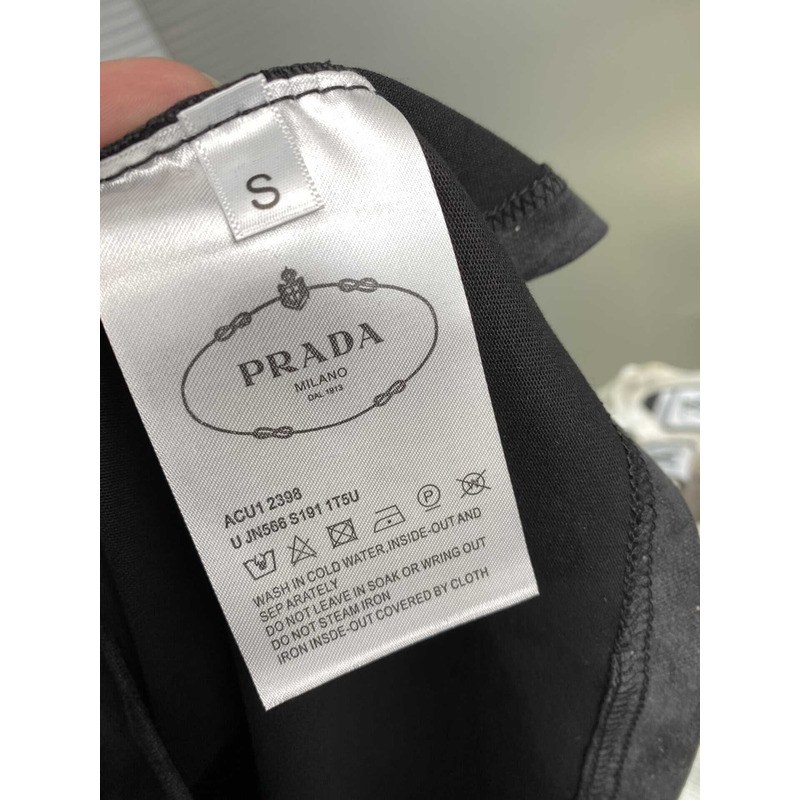 Pra*a cotton t-shirt black