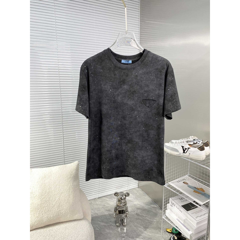 Pra*a cotton t-shirt black