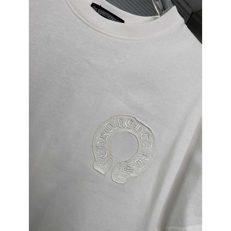 Chrome Heart Embroidered T-Shirt White