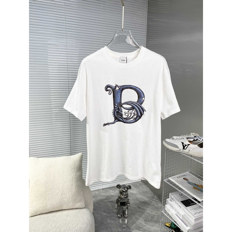 B**rry logo embroidered t-shirt white