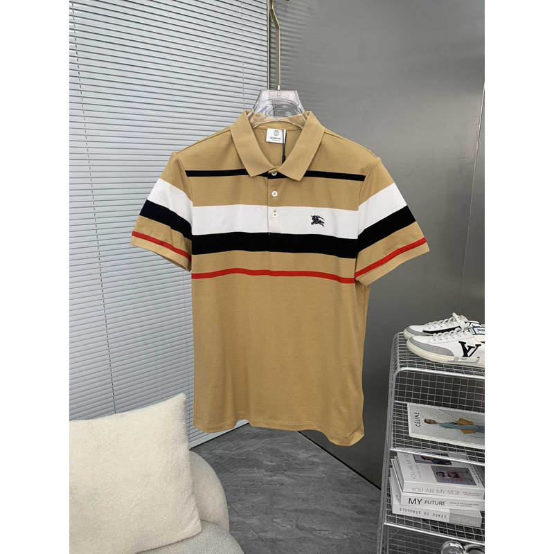 B**rry cotton polo shirt brown