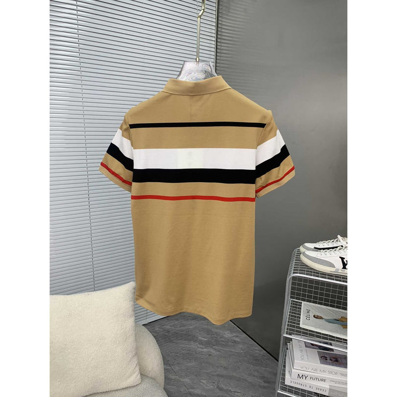 B**rry cotton polo shirt brown