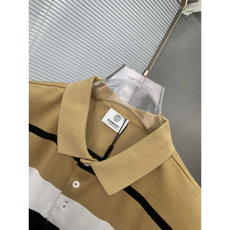 B**rry cotton polo shirt brown