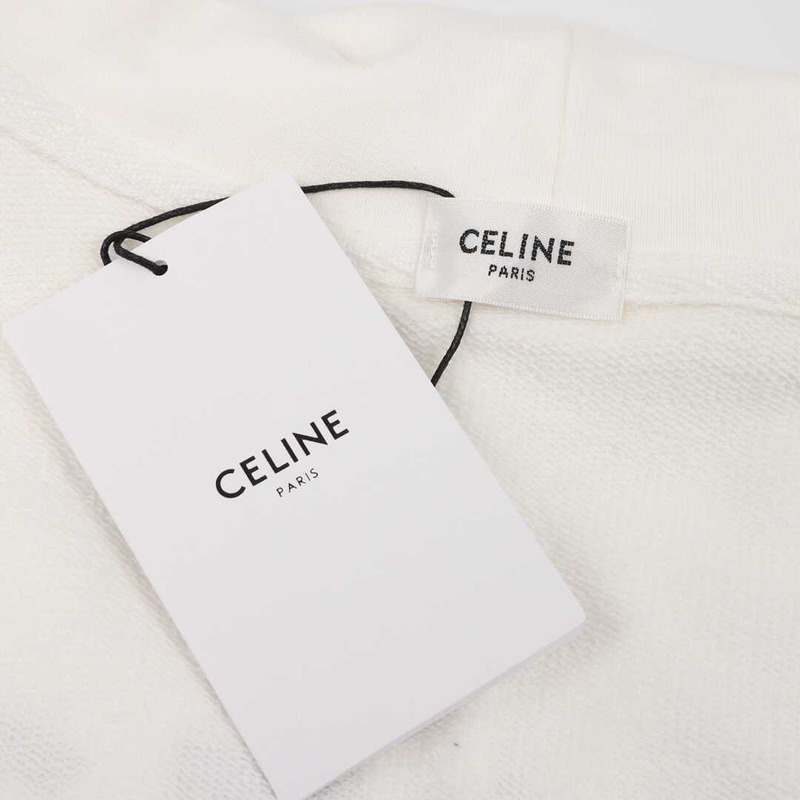 Ce**e loose hoodie in cotton white