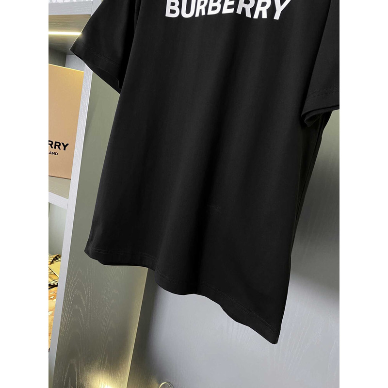 B**rry logo cotton t shirt black