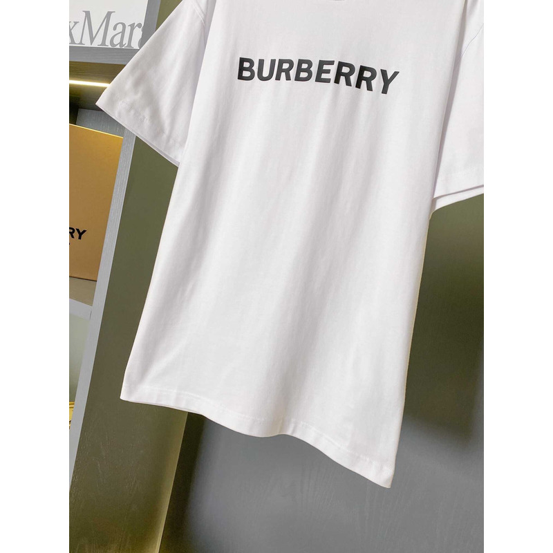 B**rry logo cotton t shirt white