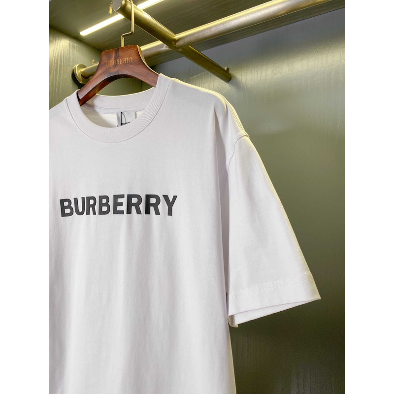 B**rry logo cotton t shirt white