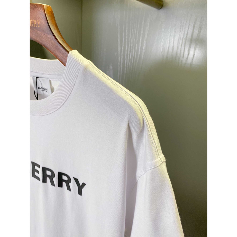 B**rry logo cotton t shirt white