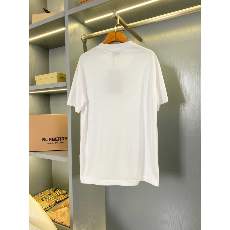 B**rry check pocket cotton t-shirt white