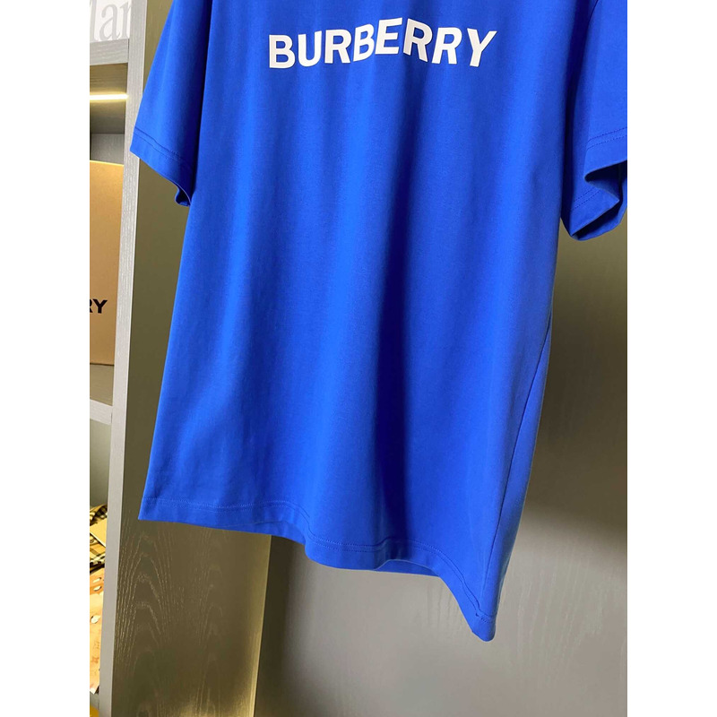 B**rry logo cotton t-shirt blue