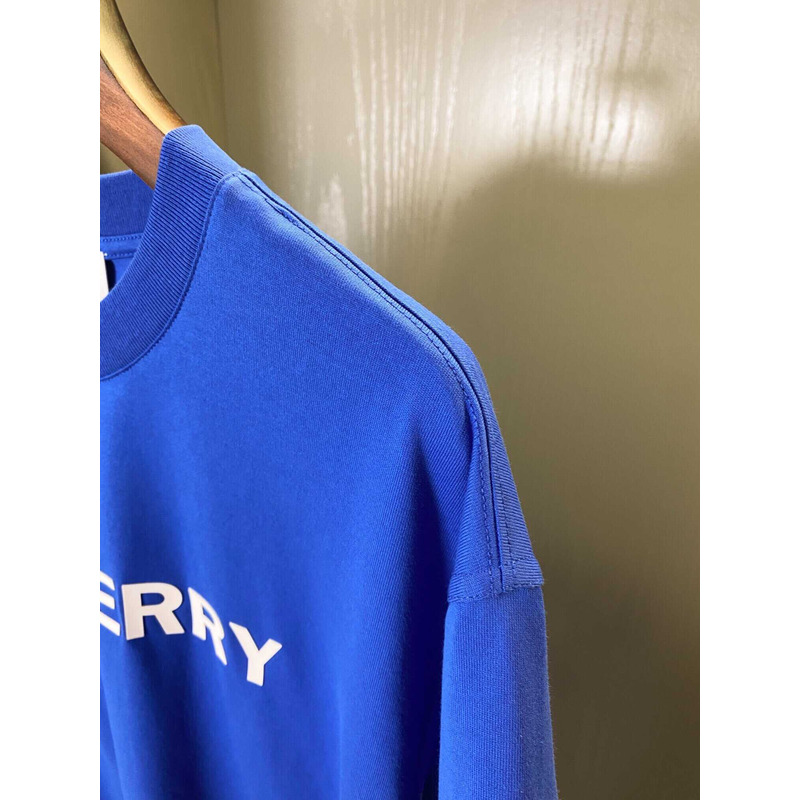 B**rry logo cotton t-shirt blue