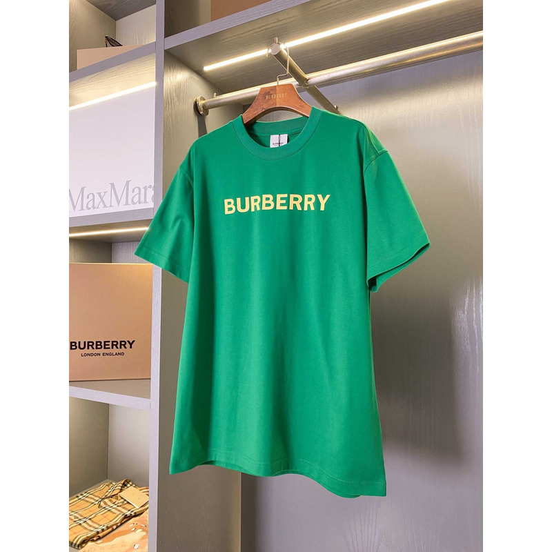 B**rry logo cotton t-shirt green