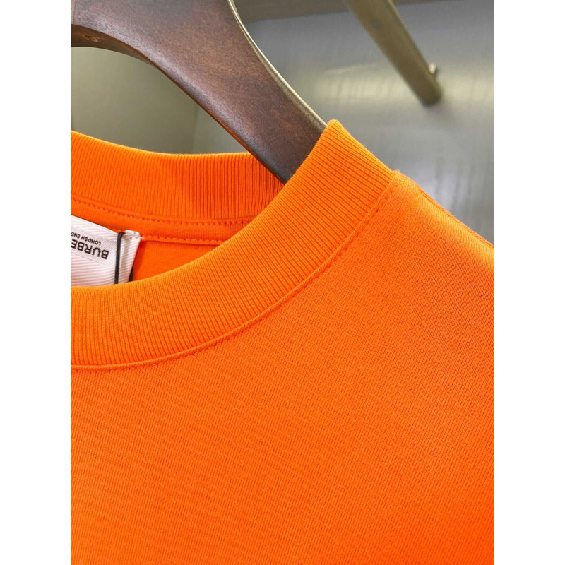 B**rry logo printed cotton t-shirt bright orange