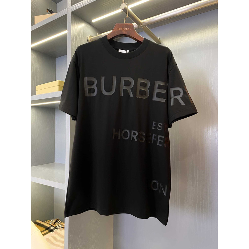 B**rry logo print t-shirt black