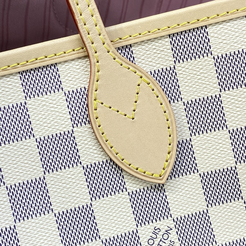 l**is V*t*n neverfull damier azur rose ballerina lining large