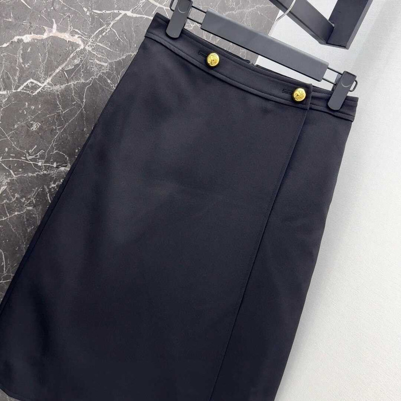 Valentino Cotton Skirt Black