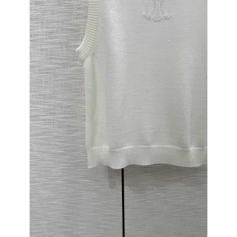 Ce**e logo tank top white