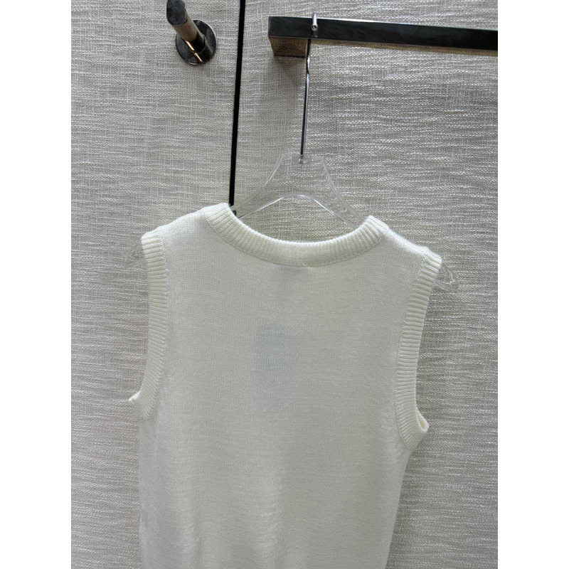 Ce**e logo tank top white