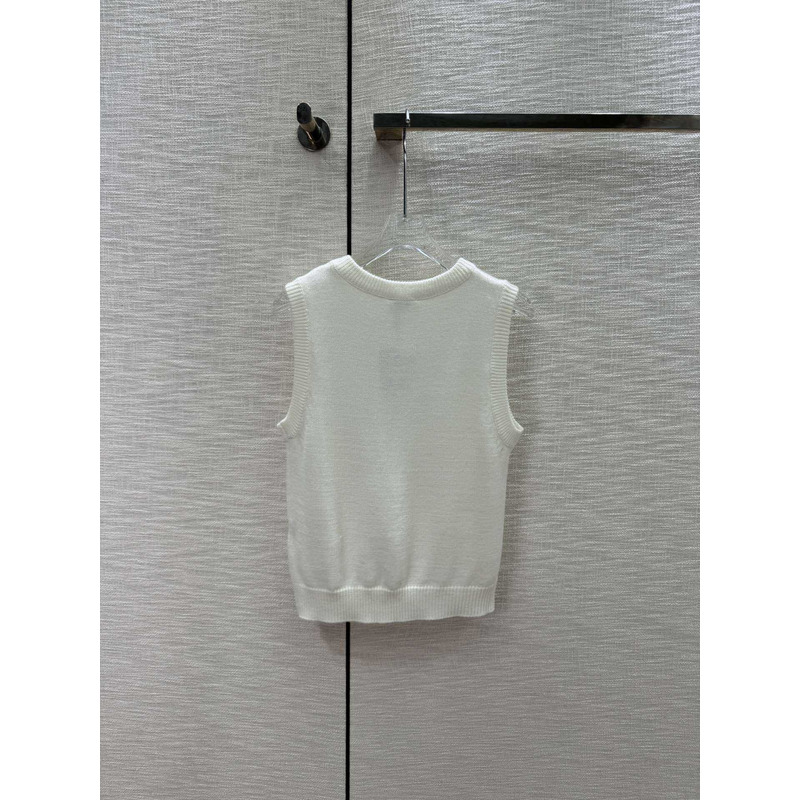 Ce**e logo tank top white