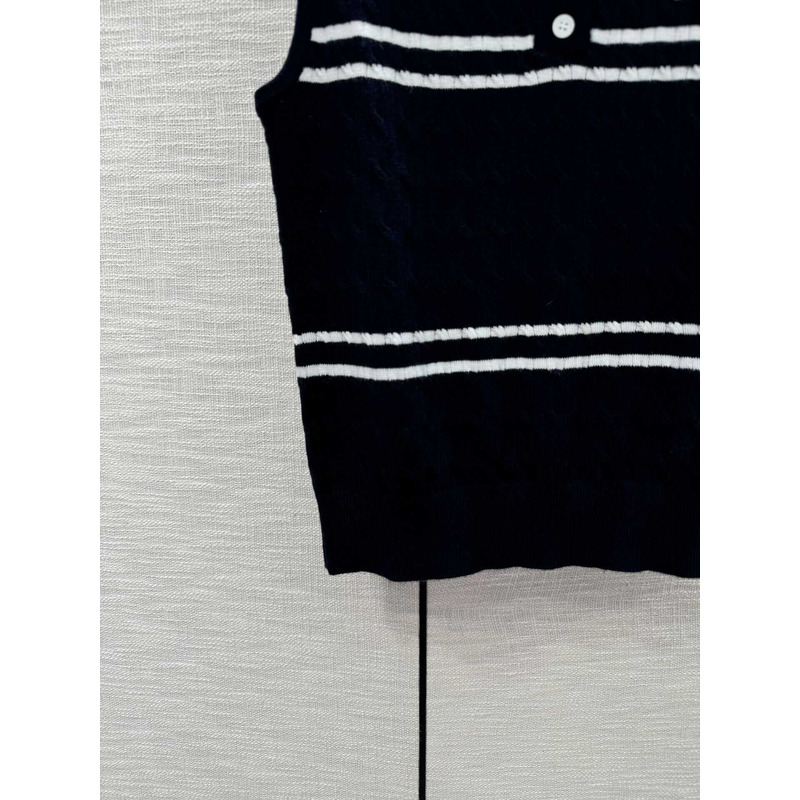 Miu Miu Logo Tank Top Black