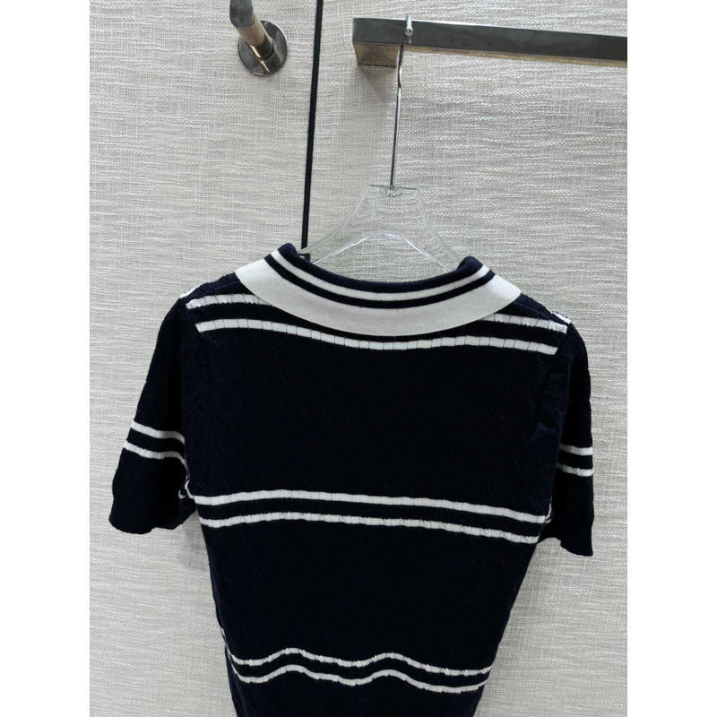 Miu Miu Knit Short Sleeve Black