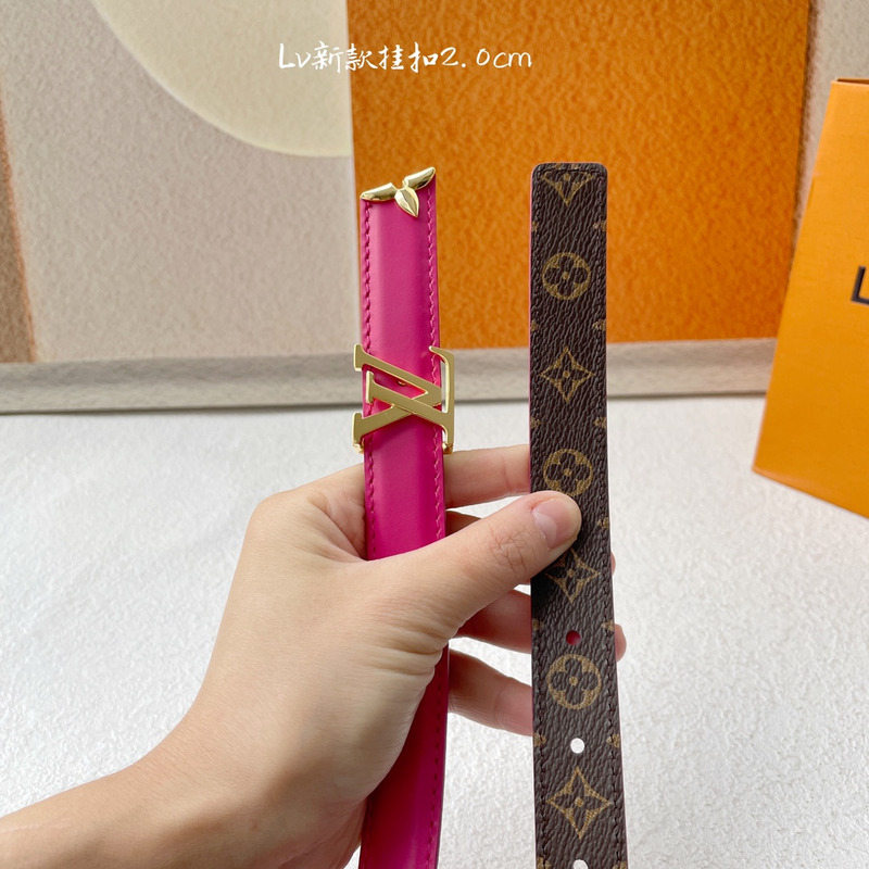 l**is V*t*n monogram belt pink