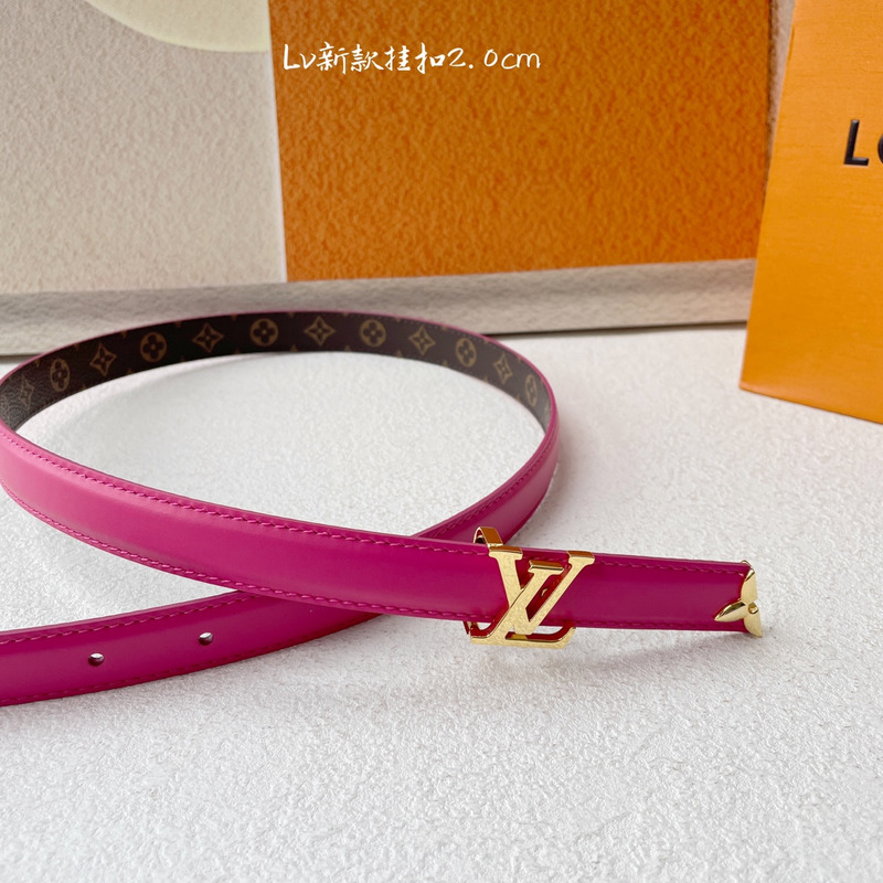 l**is V*t*n monogram belt pink