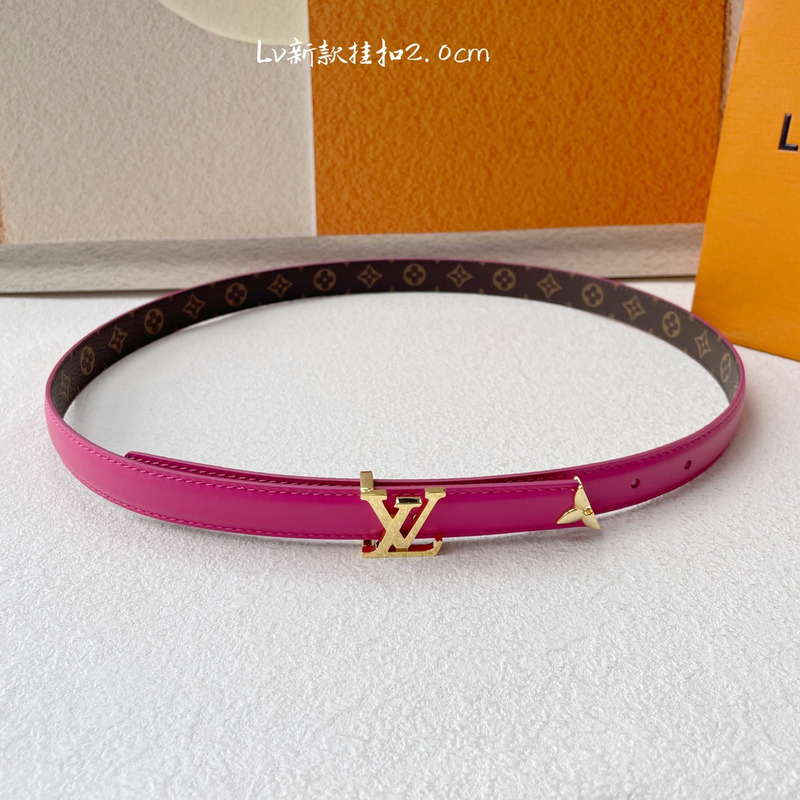 l**is V*t*n monogram belt pink