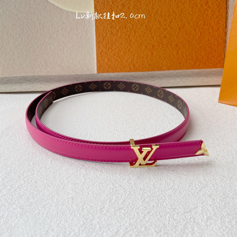 l**is V*t*n monogram belt pink