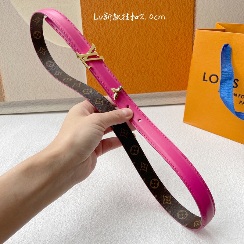 l**is V*t*n monogram belt pink