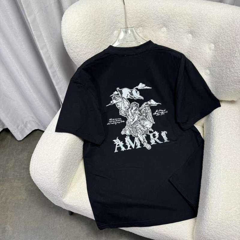 Amiri Cotton T-Shirt Black