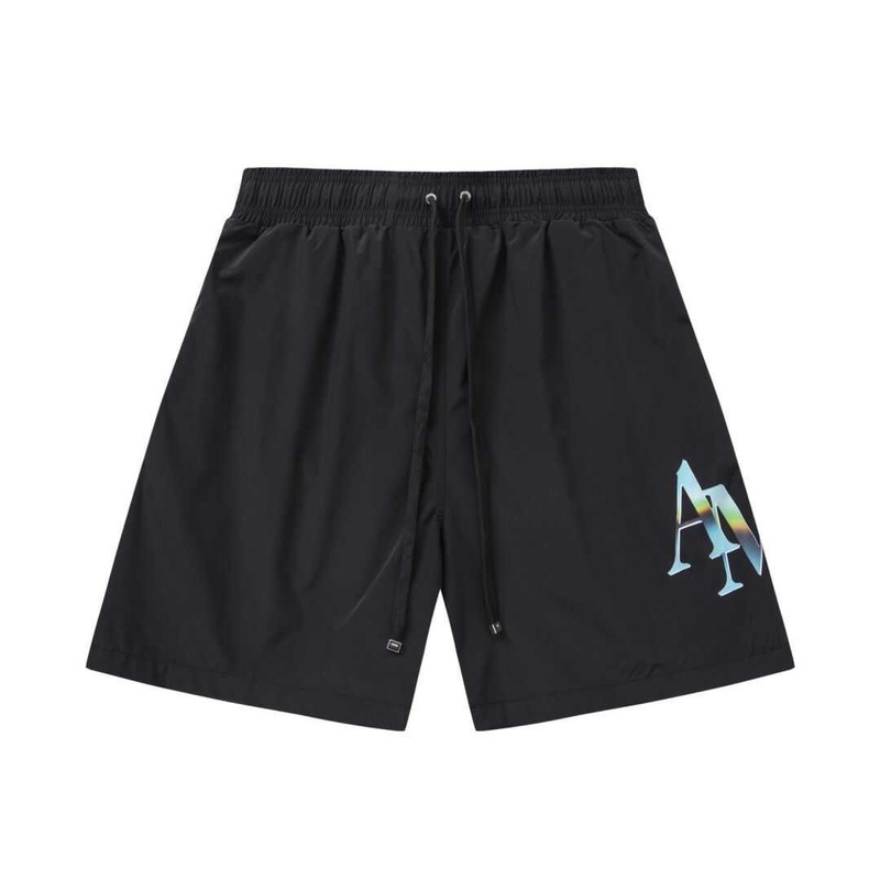 Amiri Printed Logo Shorts Black