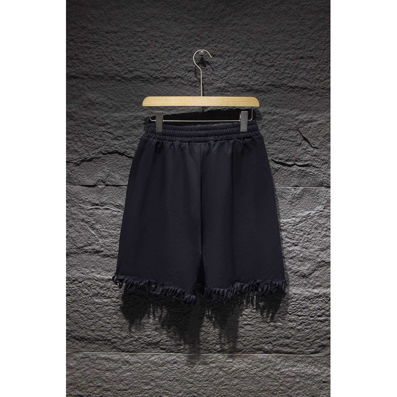 Ba*len*cia*ga embroidered cotton shorts black