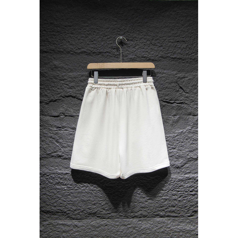 Chrome Heart  Embroidered Cotton Shorts White